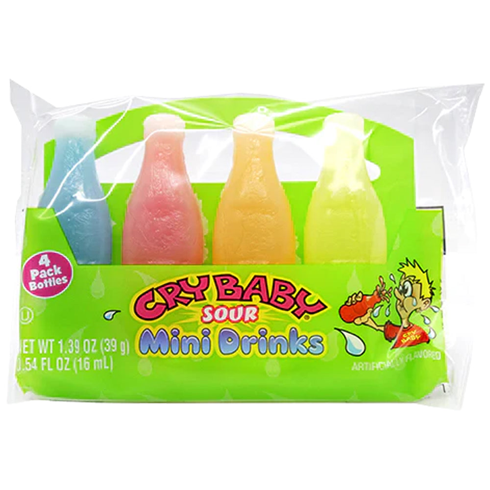 Cry Baby Sour Mini Drinks Wax Candy 39g