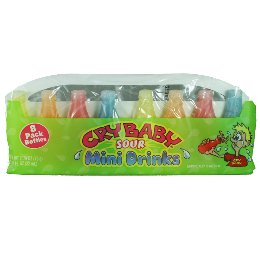 Cry Baby Sour Mini Drinks Wax Candy 79g
