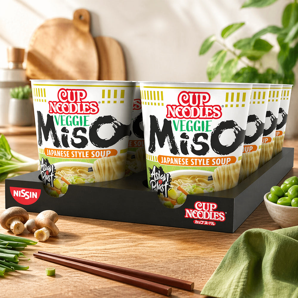 Cup Noodles Veggie Miso 8 x 67g Vorratspack