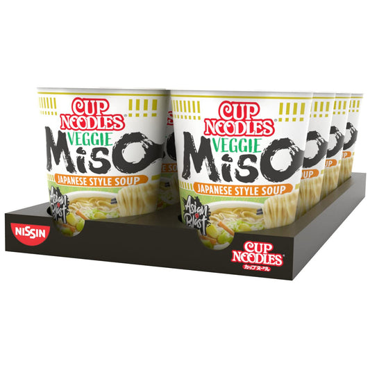 Cup Noodles Veggie Miso 8 x 67g Vorratspack