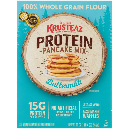 Krusteaz - Protein Pancake Mix - Buttermilk - 566g