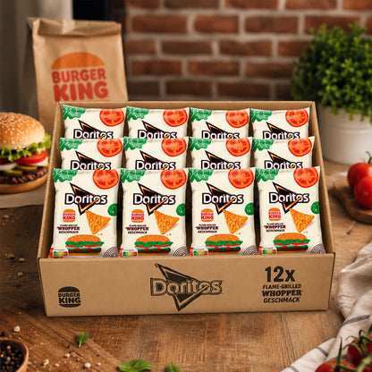 Doritos Burger King Flame-Grilled Whopper 12 x 100g Vorratspack