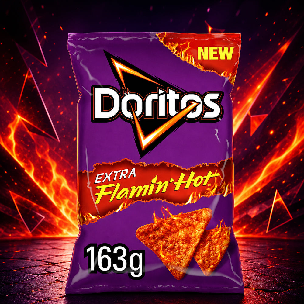 Doritos Extra Flamin' Hot 163g (UK)