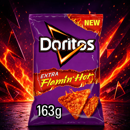 Doritos Extra Flamin' Hot 163g (UK)