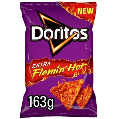 Doritos Extra Flamin' Hot 163g (UK)