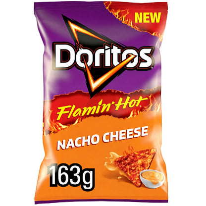 Doritos Flamin' Hot Nacho Cheese 163g (UK)
