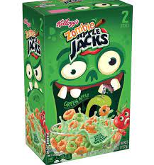 Kellogg´s Zombie Apple Jacks 2 Boxes 737g
