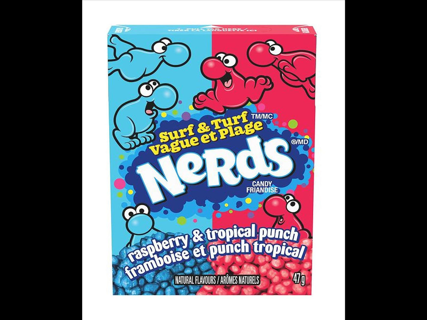 Nerds Surf & Turf Rasberry & Tropical Punch 47g