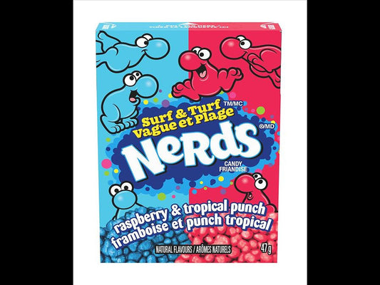 Nerds Surf & Turf Rasberry & Tropical Punch 47g
