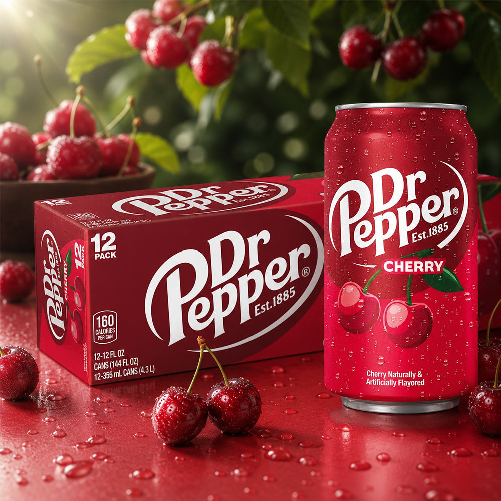 Dr. Pepper Cherry Soda 12 x 355ml Vorratspack