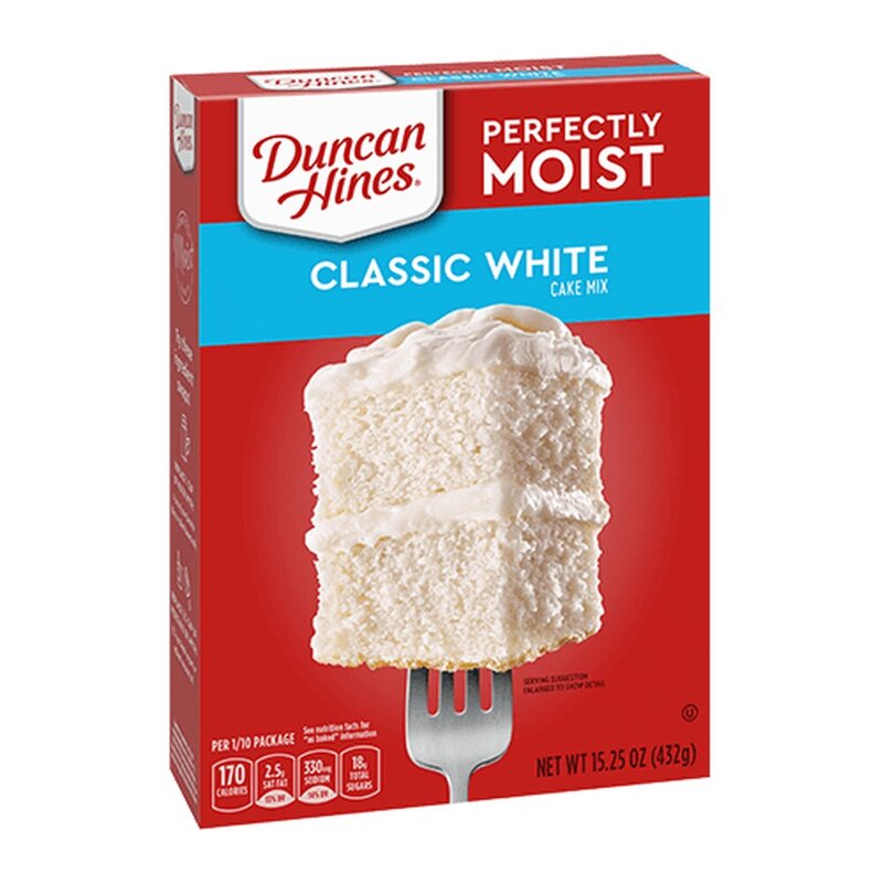 Duncan Hines Classic White Cake Mix 432g