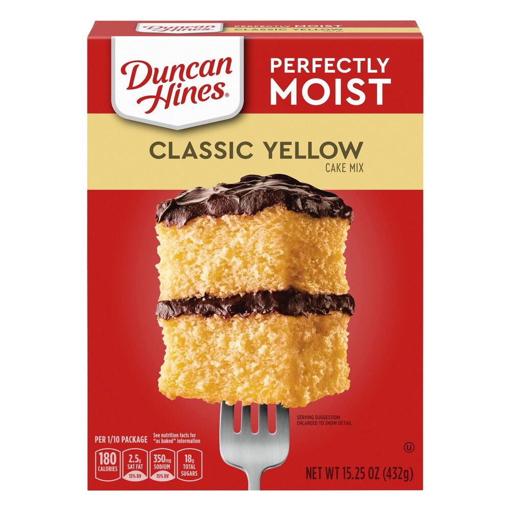 Duncan Hines Perfectly Moist Classic Yellow Cake Mix 432 g