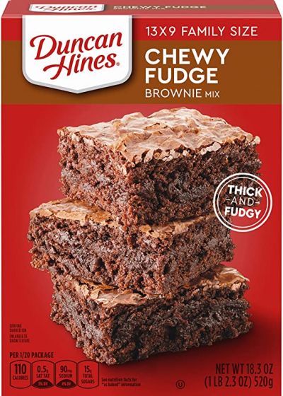 Duncan Hines Chewy Fudge Brownie Mix 520g
