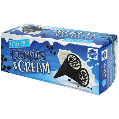 Eichetti Crispy Cups Cookies & Cream 100g