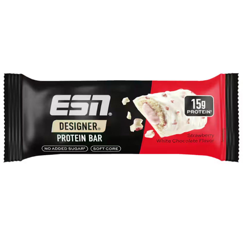 ESN Designer Protein Bar Strawberry White Chocolate Flavor 45g