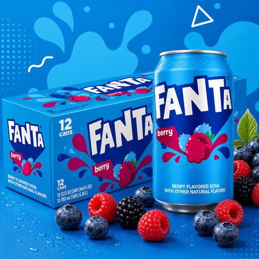 Fanta Berry (USA) 12 x 355 ml Vorratspack
