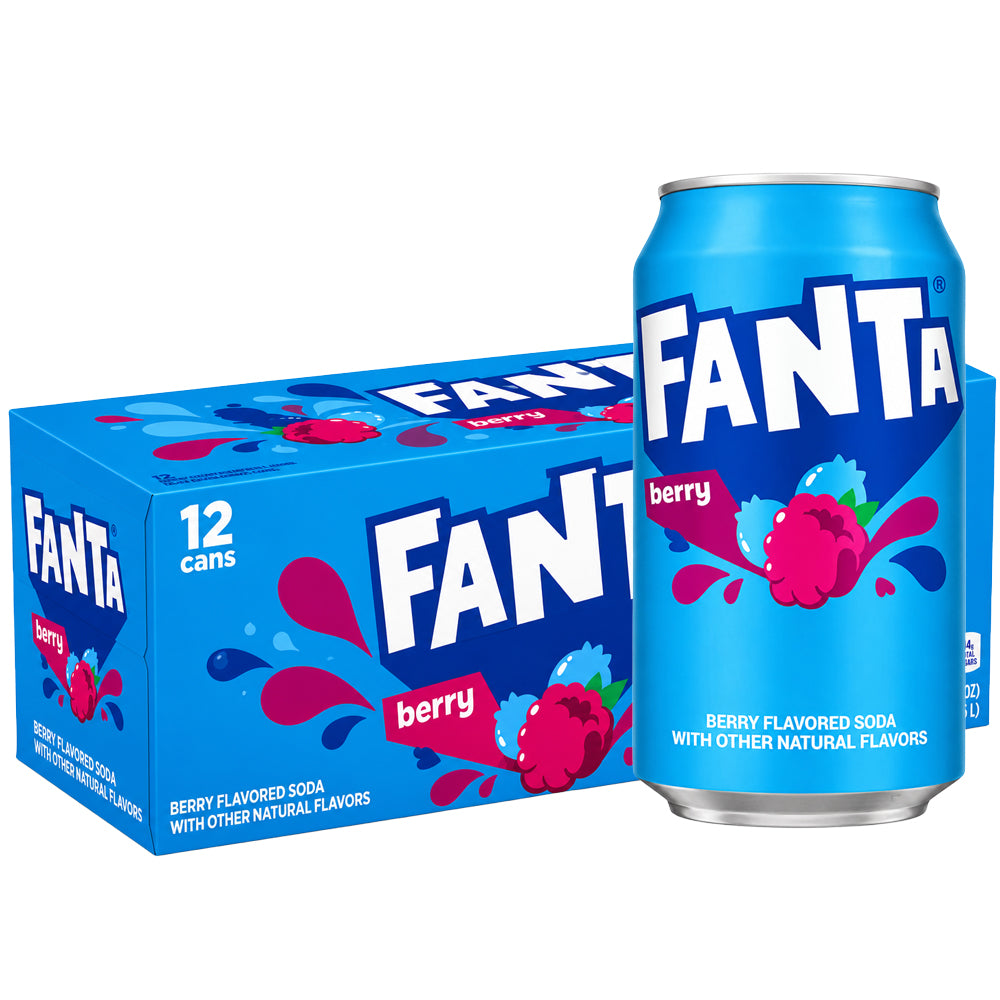 Fanta Berry (USA) 12 x 355 ml Vorratspack