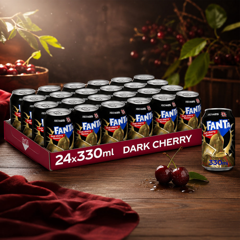 Fanta Dark Cherry 24 x 330ml (UK) Vorratspack