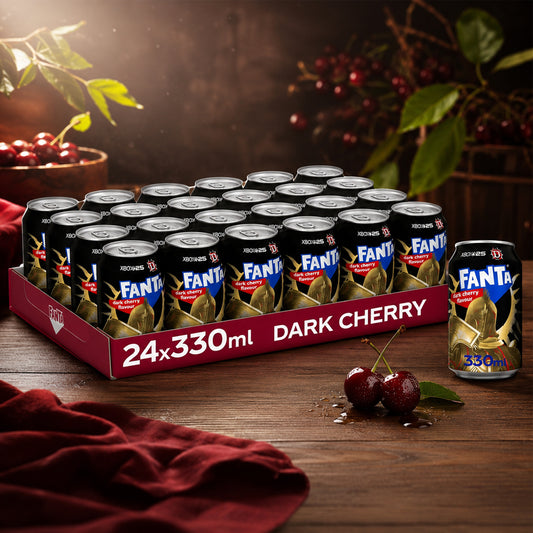Fanta Dark Cherry 24 x 330ml (UK) Vorratspack