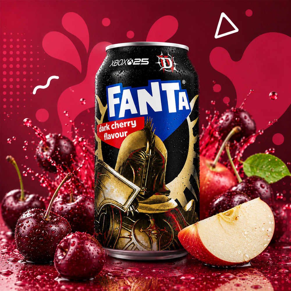 Fanta Dark Cherry 330ml (UK)