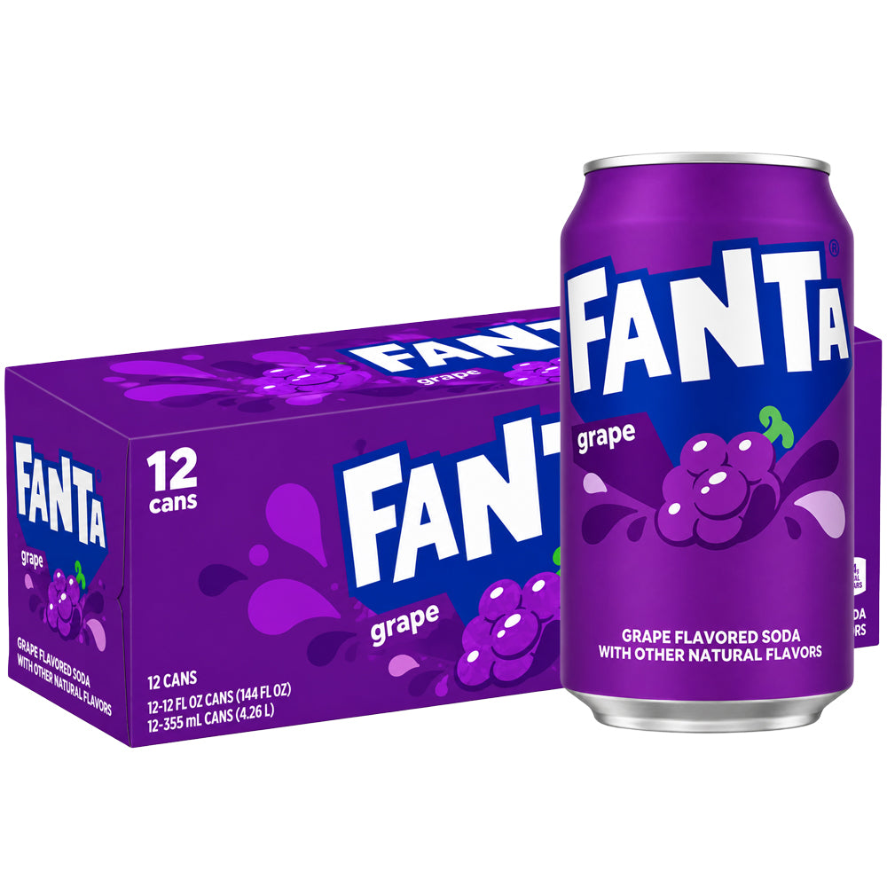 Fanta Grape (USA) 12 x 355ml Vorratspack