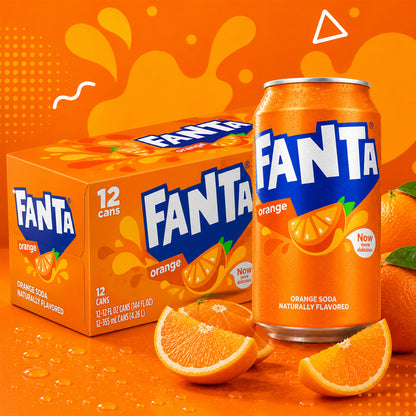 Fanta Orange (USA) 12 x 355ml Vorratspack
