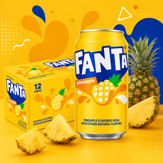 Fanta Pineapple (USA) 12 x 355ml Vorratspack