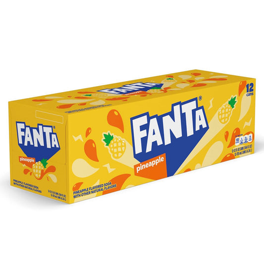 Fanta Pineapple (USA) 12 x 355ml Vorratspack