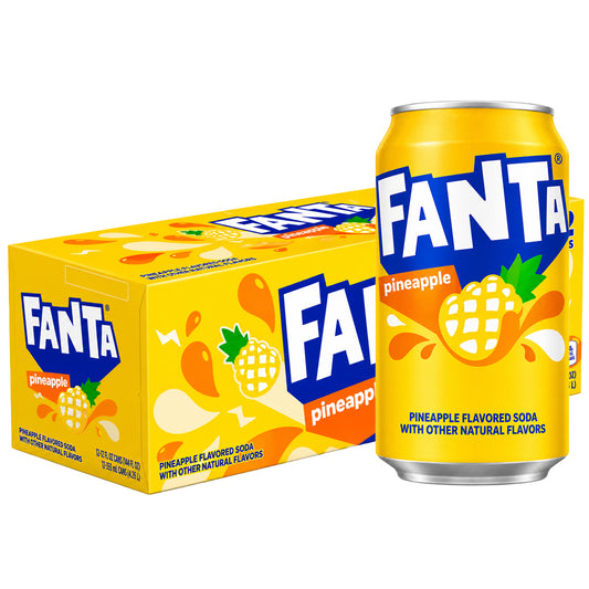 Fanta Pineapple (USA) 12 x 355ml Vorratspack