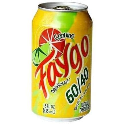 Faygo 60/40 Grapefruit and Lime 355ml