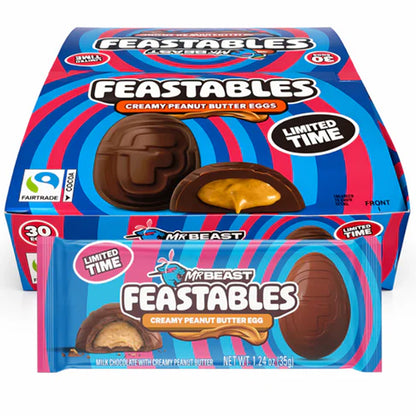 Feastables Mr. Beast Creamy Peanut Butter Egg 30 x 35g Vorratspack