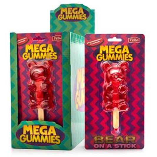 Felko Mega Gummy Bear on a Stick 120g