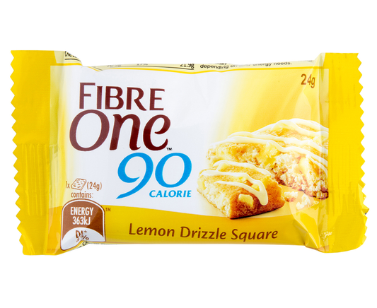 Fibre One 90 Calorie Lemon Drizzle Squares 24g
