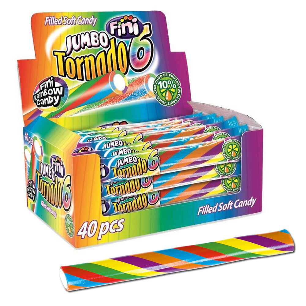 Fini Jumbo Tornado 6 Fruchtgummistange 50g