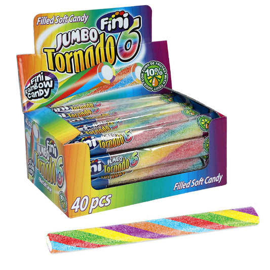 Fini Jumbo Tornado 6 Sour Fruchtgummistange 50g