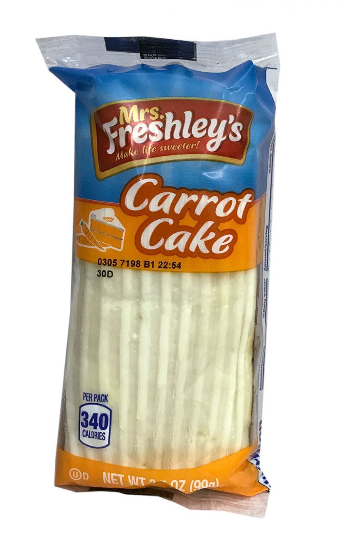 Mrs. Freshley's Carrot Cake 99g