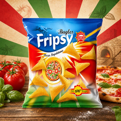 Fripsy Bugles Pizza Napoletana Flavour 50g