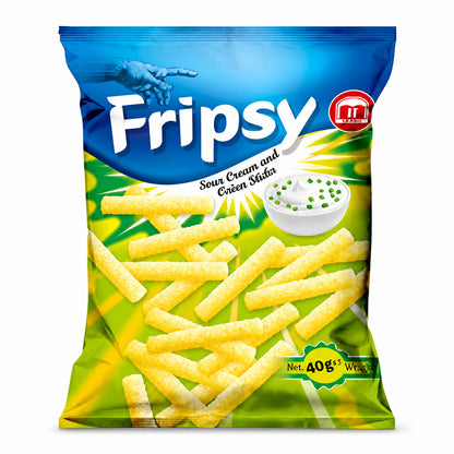 Fripsy Flips Sticks Sour Cream Onion Flavour 40g