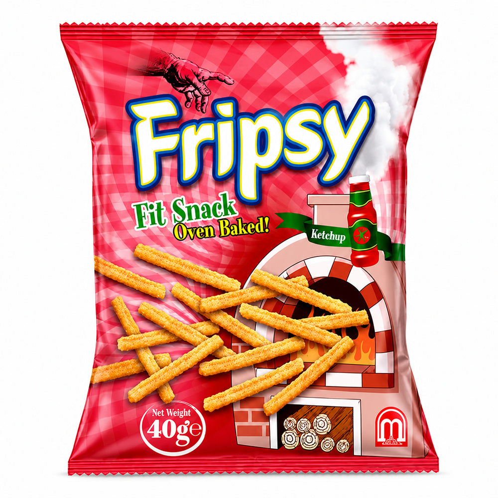 Fripsy Crispy Oven Baked Sticks Ketchup Flavour 50g
