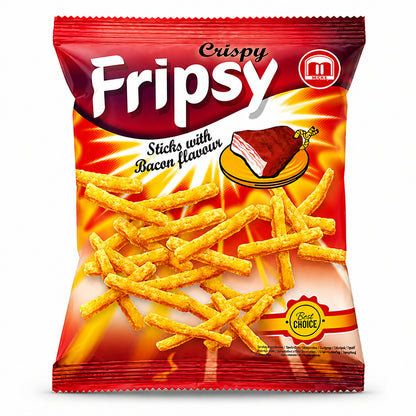 Fripsy Crispy Sticks Bacon Flavour 50g