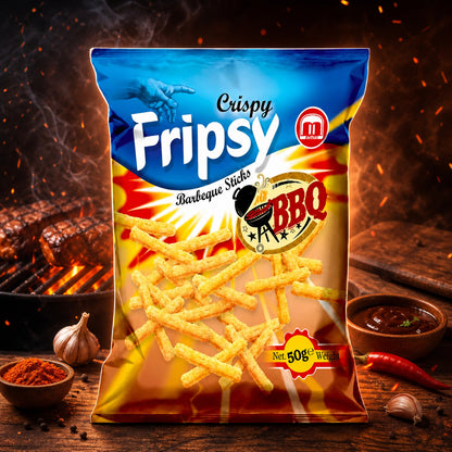 Fripsy Crispy Sticks Barbeque Flavour 50g