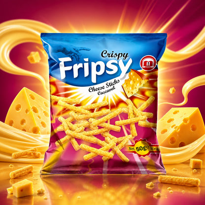 Fripsy Crispy Sticks Cheese Flavour 50g