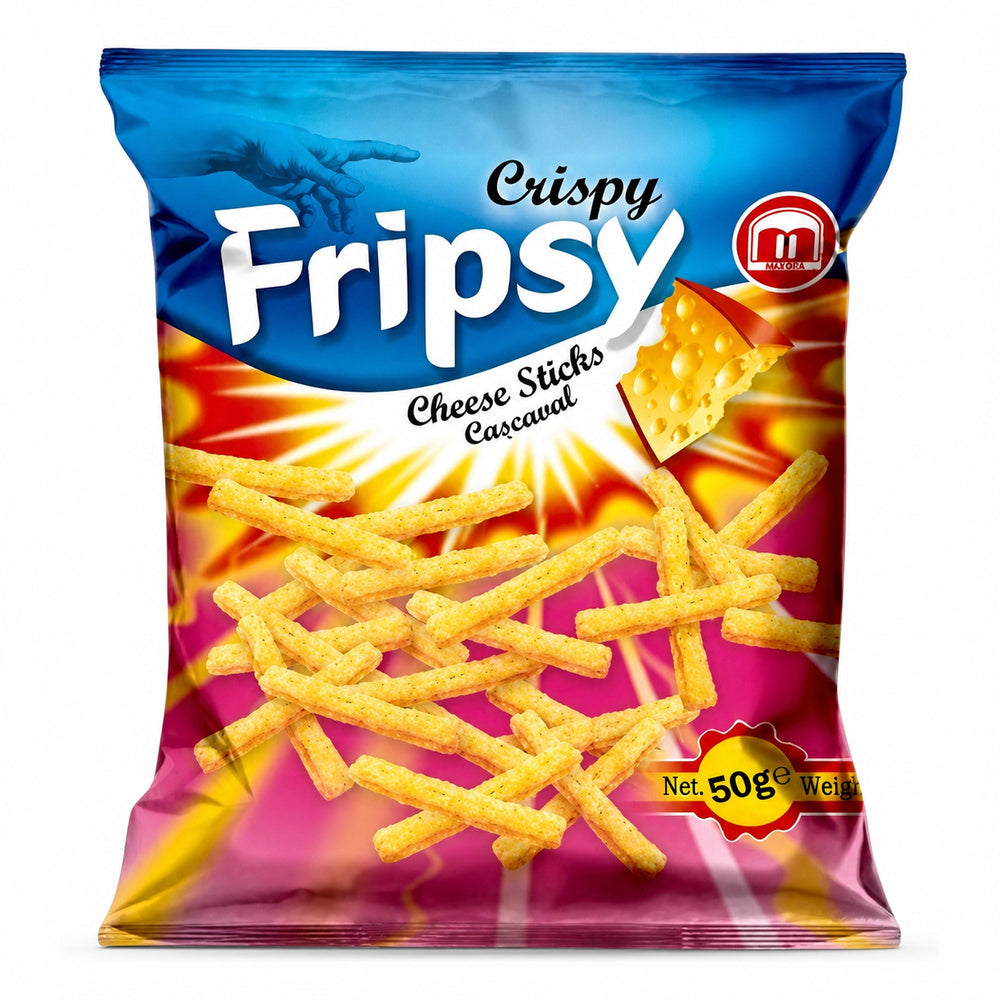 Fripsy Crispy Sticks Cheese Flavour 50g