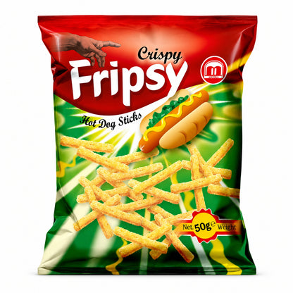 Fripsy Crispy Sticks Hot Dog Flavour 50g