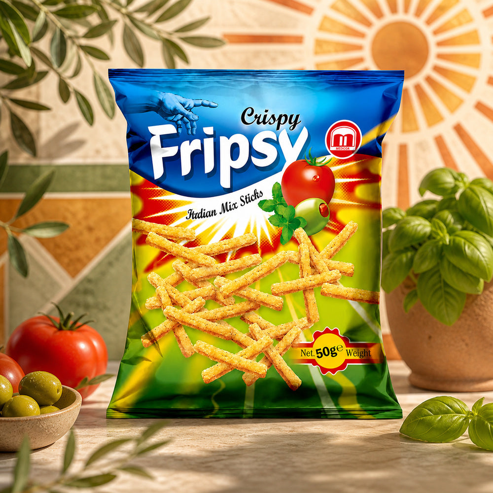 Fripsy Crispy Sticks Italian Mix Flavour 50g