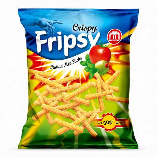 Fripsy Crispy Sticks Italian Mix Flavour 50g