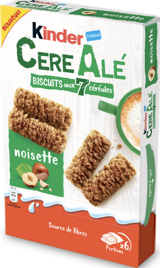 Kinder CereAlé Noisette 204g