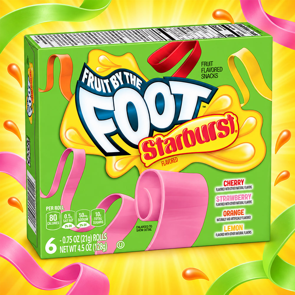 Fruit By The Foot Starburst 128g