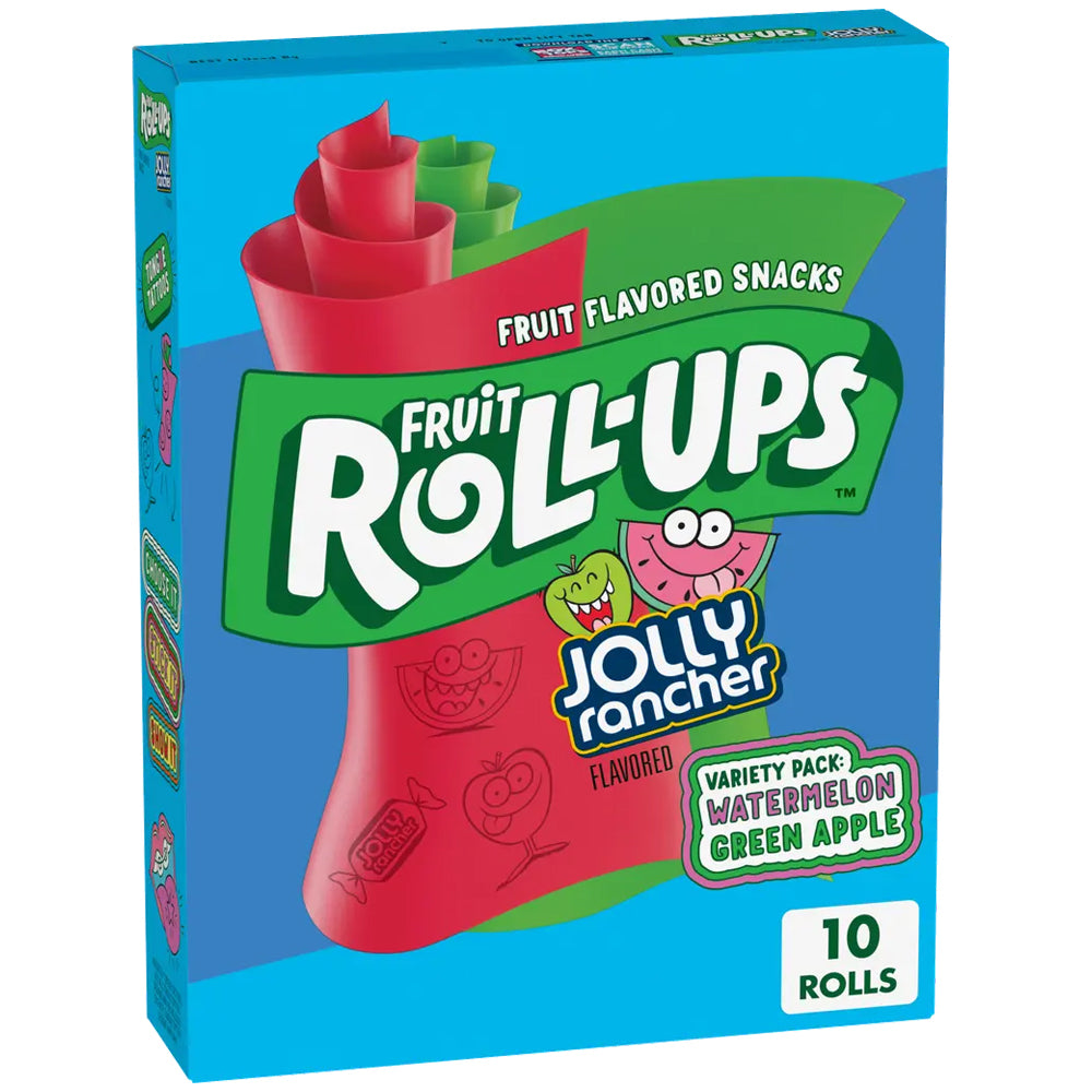 Fruit Roll-Ups Jolly Rancher Variety Pack Green Apple & Watermelon 141g