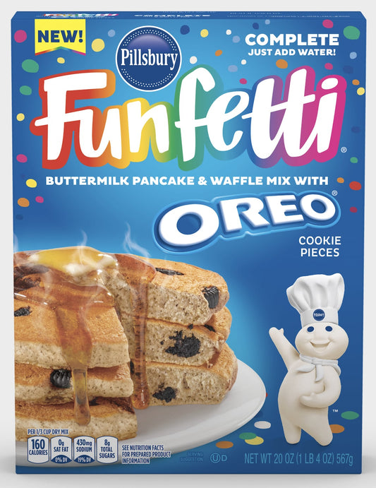 Pillsbury Funfetti Buttermilk Pancake & Waffle Mix with Oreo 567g